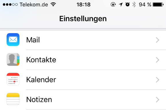 Hotmail mit dem iPhone synchronisieren