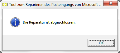 Outlook 2010 PST-Datei reparieren