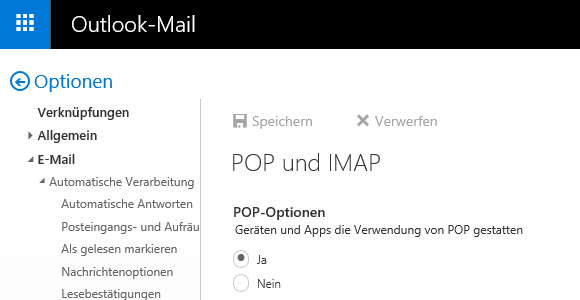 Hotmail mit dem iPhone synchronisieren