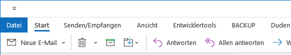 Outlook 2019 PST-Datei automatisch sichern