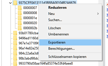 Outlook 2019 E-Mail-Konten exportieren